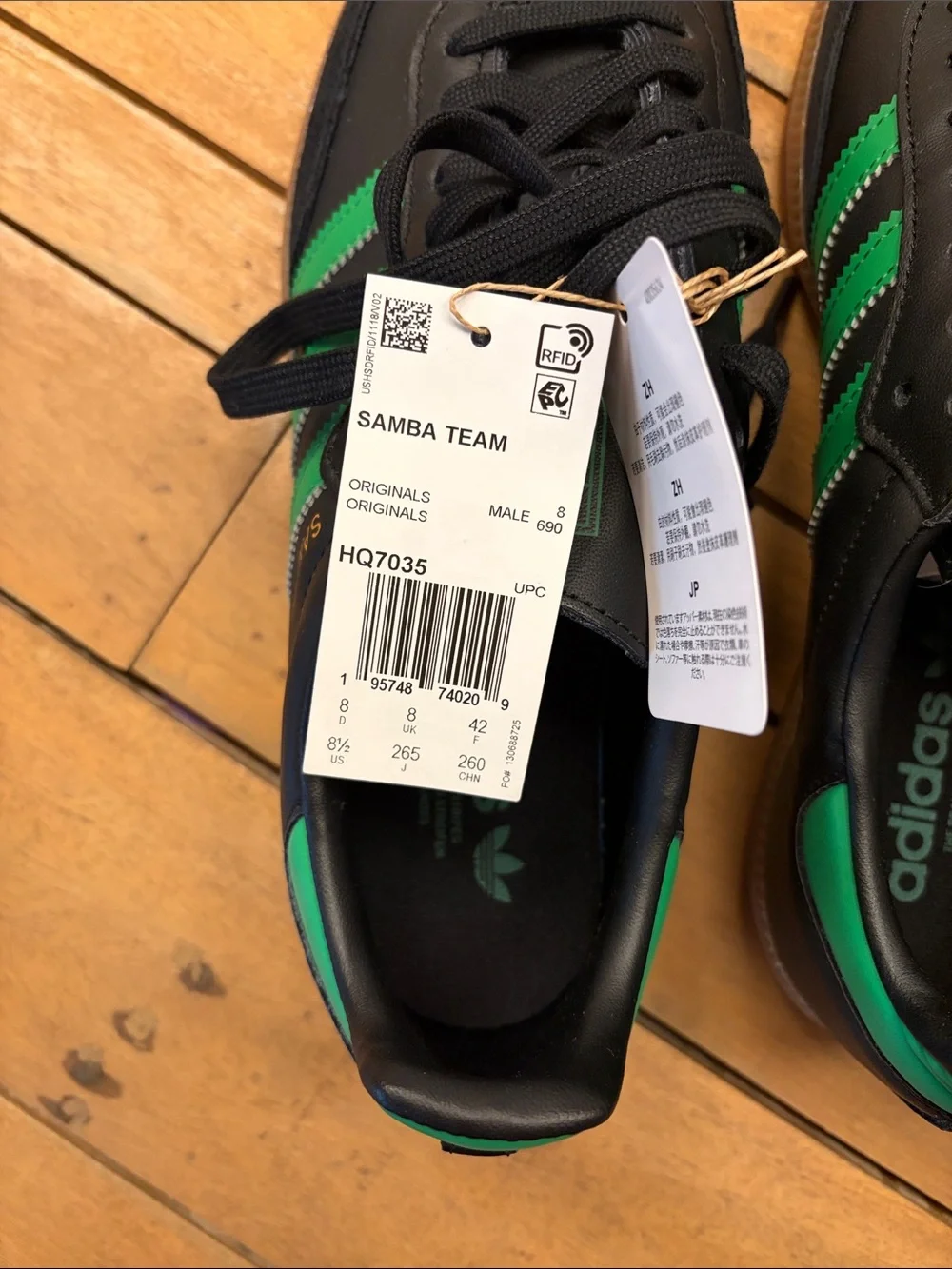 Adidas Samba OG Austin FC Sneakers Black Green Men’s 8 1/2